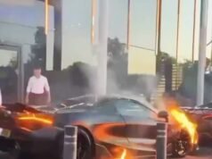 Bombardeios de gasolina em casamentos incendiaram supercarros: três homens lançaram mísseis contra carros de luxo e convidados enquanto jantavam em um salão de banquetes em Birmingham