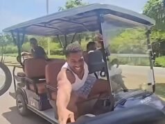 ‘Perigoso, imprudente e estúpido’ Anthony Joshua foi criticado pelo ícone do boxe Johnny Nelson por sua façanha no carrinho de golfe, oito meses depois de sobreviver a um acidente de carro na Nigéria que matou seus amigos