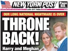 ‘Nosso longo pesadelo nacional acabou’: a mídia dos EUA reage quando é revelado que Harry e Meghan estão deixando a América