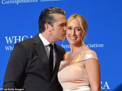 Humilhante porque a esposa de Pete Hegseth nunca saiu do seu lado – e isso está abalando o Pentágono
