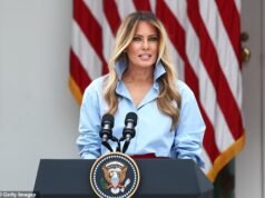 Melania quebrou o silêncio sobre a ausência com uma abertura de cinco palavras ao se juntar a Trump nos rumores de assessora feminina