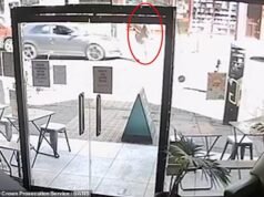 A família divulgou imagens angustiantes mostrando o momento em que um aposentado foi assaltado e morto por um motorista drogado – já que o assassino foi preso por apenas três anos