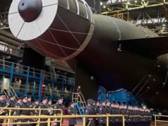O novo submarino de Putin – Poseidon projetado para transportar armas do Juízo Final ‘que podem desencadear tsunamis’ – é lançado pela primeira vez