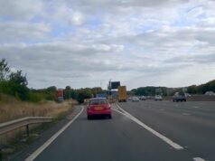 O momento de alegria dos adolescentes na M6 foi interrompido: menino de 16 anos, preso depois que três amigos dirigiram 80 quilômetros ao longo da rodovia em um carro não tributado que ele comprou 250 horas antes