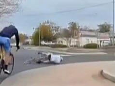 Momento estranho: Angus Taylor caiu da bicicleta e bateu na calçada durante um passeio beneficente de 1.000 km: ‘Muito doloroso’