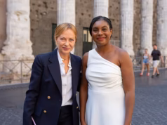 ‘Mantenha sua posição’: a primeira-ministra italiana Giorgia Meloni adverte Cemi Badenoch contra fazer um acordo com reformas enquanto se reúnem para tomar café em Roma