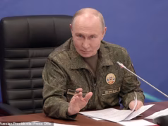 Putin diz à Grã-Bretanha para reverter a ‘linha hostil’ contra a Ucrânia ou a Rússia poderá atingir alvos militares do Reino Unido
