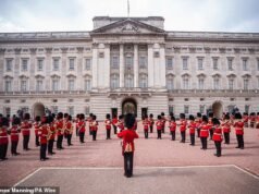 Os guardas do Palácio de Buckingham prestam homenagem a Dolly Parton cumprindo pena de 9 a 5 anos após sua morte aos 80 anos, após uma batalha contra o câncer