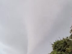 Os momentos assumem a forma de ‘tornado’ e chuvas torrenciais enquanto a Grã-Bretanha finalmente recebe um pouco de chuva… e permanece no fim de semana do feriado bancário