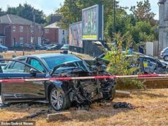 Homem de 41 anos morre após ‘perseguição policial’ bater Audi em uma árvore em Bedfordshire