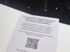 Os restaurantes estão indignados com a cobrança de US$ 1 adicionada automaticamente à conta