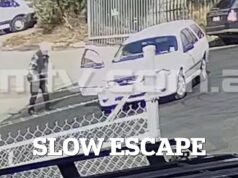 Avô australiano, 81 anos, capturado pela câmera indo mais devagar depois de tentar atirar em um jovem de 23 anos