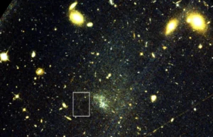 Uma faixa fantasmagórica de estrelas revela matéria escura oculta