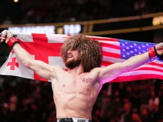 Merab Dvalishvili olha para superluta se RAF 12 e cinturão do UFC vencerem: ‘Posso lutar aos 155’