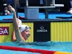 Campeonato Pan-Pacífico de 2026: Kate Douglas estabelece recorde mundial de estilo livre de 50 metros pela 2ª vez em 1 dia