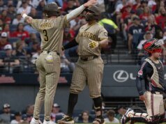 Os Padres recuperaram de uma desvantagem de 3 corridas para vencer os Guardians por 7-5, sua 6ª vitória consecutiva