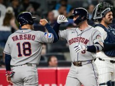 Christian Walker e Jeremy Pena impulsionam os Astros na vitória por 5 a 1 sobre Gerrit Cole e os Yankees