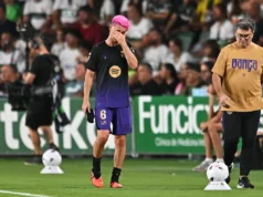O meio-campista do Barcelona, Rayo Vallecano, ainda não voltou aos treinos do grupo antes do confronto