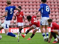 Gabriel, 15, marcou na estreia do Man Utd PL2