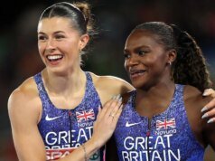 História de Hunt e Asher-Smith enquanto GB ganha ouro no revezamento