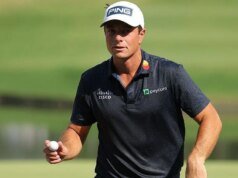 Hovland liderou o Tour Championship enquanto Scheffler impressionava
