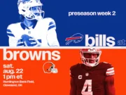 Antevisão do jogo de pré-temporada dos Browns para o jogo de pré-temporada contra os Bills