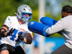 Lions atualiza cronograma de retorno de lesão do estreante LB Jimmy Roelder
