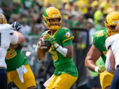 Dante Moore fica atrás de Arch Manning na classificação QB de 2027 do Atletismo