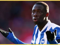 Brighton rejeitou uma oferta de £ 50 milhões do Liverpool pelo ferido Yankuba Minteh