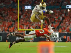 Michael Irvin parece ser a entrada garantida entre os 12 primeiros do CFP da Notre Dame