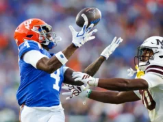 Florida WR TJ Abrams fala sobre os pontos fortes do acampamento de outono, lições e batalhas de QB