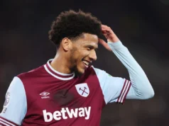Jean-Clair Todibo, do West Ham, estava em tratamento nas lentes antes de ser emprestado