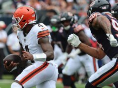 O momento atraiu a reação mais negativa dos fãs do Browns QB Deshaun Watson