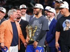 Jalen Brunson compartilha o momento em que soube que precisava seguir em frente após a comemoração do título da NBA de 2026 dos Knicks