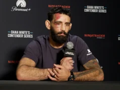 Joe Cropshot sofreu a morte de seu pai apenas dois dias antes de sua vitória no DWCS 87