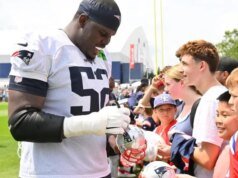 O tackle dos Patriots assume o controle da batalha crucial do elenco