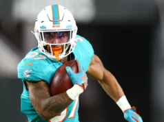 RB Myles Gaskin anunciou sua aposentadoria