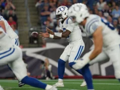 Anthony Richardson completou 11 dos 14 passes na primeira metade da abertura da pré-temporada