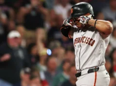 Os Giants caíram para o Red Sox, apesar de um home run de Rafael Devers contra Logan Webb