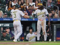 A’s venceu Astros por 7-6, vitória na série