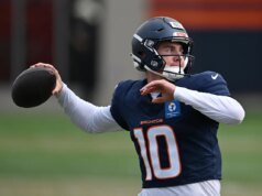 Broncos QB Bo Nix não jogará na abertura da pré-temporada contra os Falcons