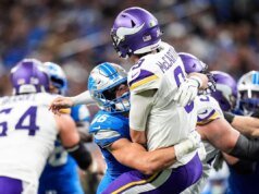A jogada favorita do Lions LB Jack Campbell em 2025 é louca e incrível