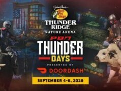 Missouri Thunder retorna a Ridgedale para PBR Thunder
