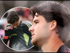 Sene Lammens ficará furioso com o companheiro de equipe do Man Utd que o expôs brutalmente para o gol