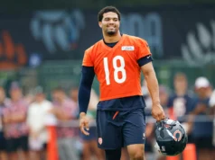 Bears QB Caleb Williams conta por que ele pinta as unhas