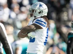 Ex-wide receiver dos Cowboys, veterano de 8 anos na NFL, dispensado pelos Raiders.
