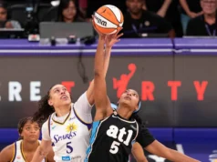 Os Sparks perderam para o Dream quando Reese estabeleceu o recorde de maior número de rebotes em um jogo da WNBA