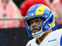 Mike Florio chama o retorno de Aaron Donald de uma busca de “boa saída”, em vez de um verdadeiro retorno dos Rams