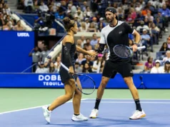 Aryna Sabalenka e Novak Djokovic lideram o campo de duplas mistas do US Open