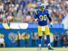 Qual é a classificação Madden 27 de Aaron Donald? EA provoca o retorno de Superstar